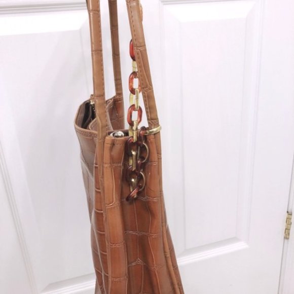 Brown Purse Bag with Chains - Picture 5 of 13